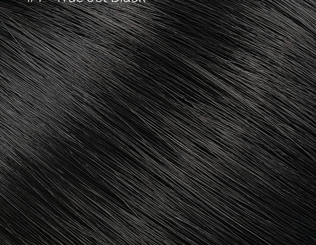 E-Weft 14" Hair Extensions Color 1 True Jet Black