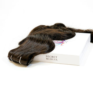 Bodywave Clip-In 14" Hair Extensions Color 7 Warm Medium Brown