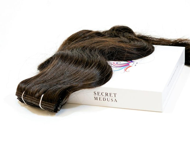 Bodywave Clip-In 22" Hair Extensions Color 7 Warm Medium Brown