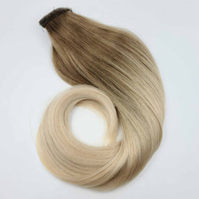 Ponytail 20" Hair Extensions Color RPL Rooted Platinum