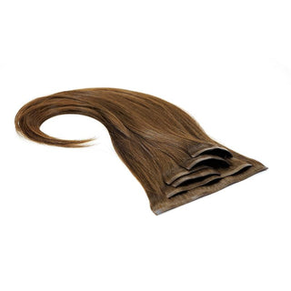 Flat Clip-In 14" Hair Extensions Color 20 Rich Burgundy