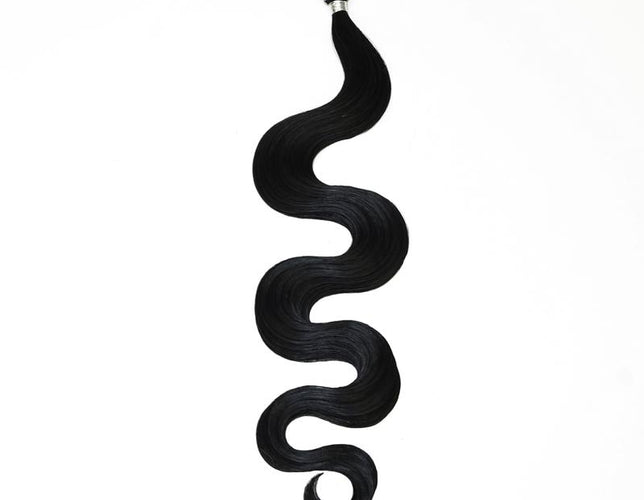 I-Tip 22" Bodywave Hair Extensions Color 31 Light Strawberry Blonde/Bright Beige Platinum Blend