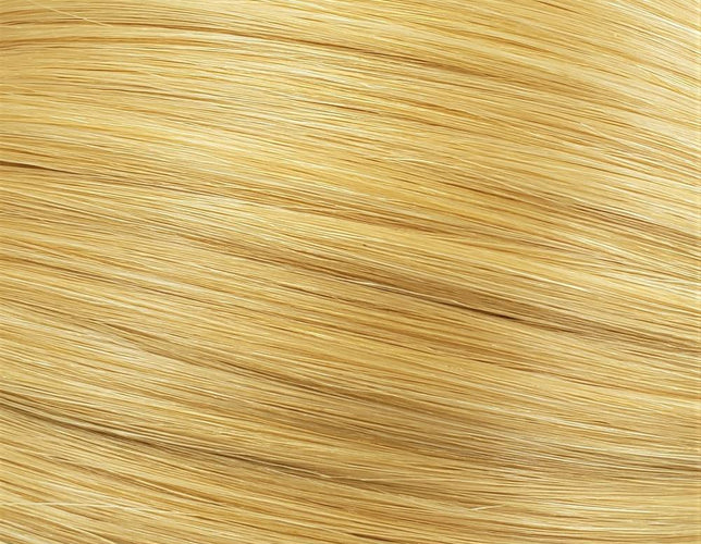 Flat Clip-In 18" Hair Extensions Color 15 Bright Golden Blonde