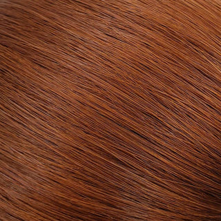 Flat Clip-In 22" Hair Extensions Color 19 Deep Natural Red