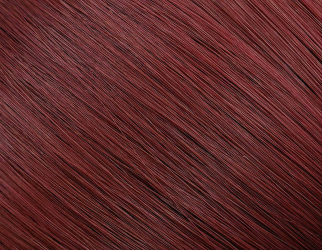 Flat Clip-In 14" Hair Extensions Color 20 Rich Burgundy