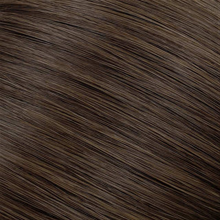 Flat Clip-In 14" Hair Extensions Color 5 Medium Dark Brown