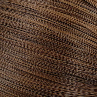 Flat Clip-In 22" Hair Extensions Color 6 Medium Golden Brown