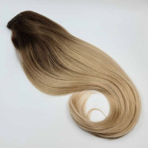 Ponytail 20" Hair Extensions Color RHB Rooted Honey Blonde