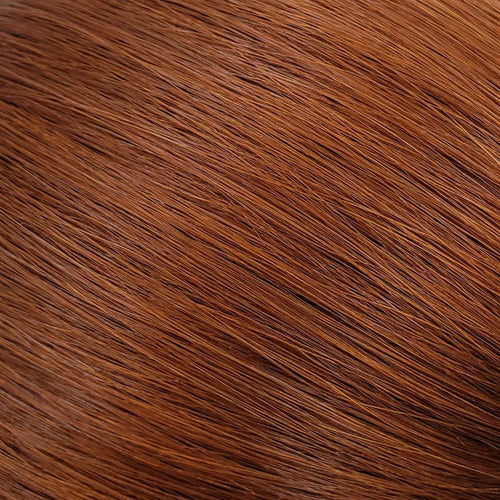 Flat Clip-In 22" Hair Extensions Color 19 Deep Natural Red