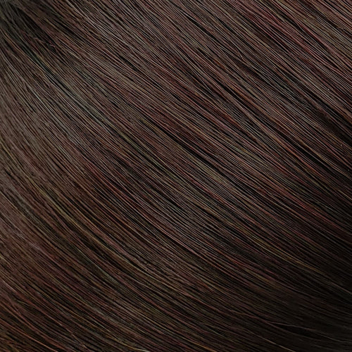 I-Tip 22" Straight Hair Extensions Color 25 Natural Black / Rich Burgundy Blend