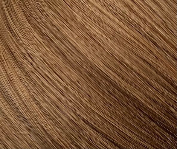 M-Tip 22" Straight Hair Extensions Color 26 Medium Golden Brown / Caramel / Light Ginger Blend