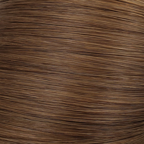 Flat Clip-In 14" Hair Extensions Color 8 Light Warm Brown