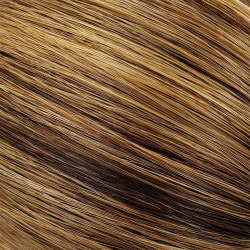 S-Tape 22" Straight Tape-in Hair Extensions Color P26 Medium Golden Brown / Caramel / Light Ginger Mix