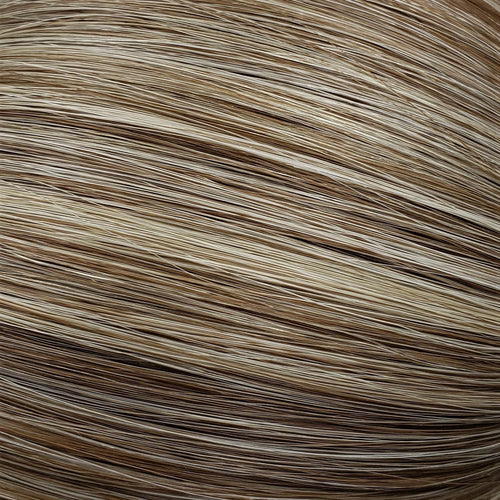 M-Tip 14" Straight Hair Extensions Color P28 Light Warm Brown / Pale Golden Blonde Mix