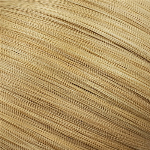 M-Tip 22" Straight Hair Extensions Color P32 Light Strawberry Blonde / Golden Blonde Mix
