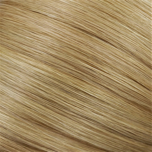 I-Tip 14" Straight Hair Extensions Color P35 Medium Ash Blonde / Pale Golden Blonde Mix