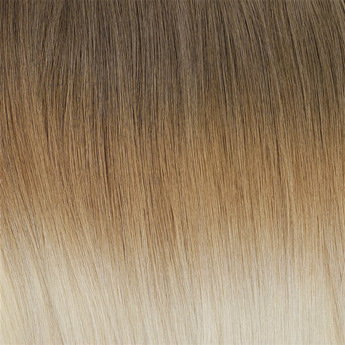 S-Tape 22" Straight Tape-in Hair Extensions Color T91323 Light Ash Brown / Medium Ash Blonde / Bright Beige Platinum